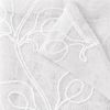 Set of Two 84"  White Boho Embroidered Window Panels