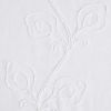 Set of Two 84"  White Boho Embroidered Window Panels