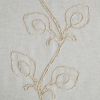 Set of Two 84" Beige Boho Embroidered Window Panels