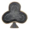 Black & Gold Cast Iron Club Vanity Tray – Rustic Decorative Catchall