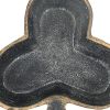 Black & Gold Cast Iron Club Vanity Tray – Rustic Decorative Catchall