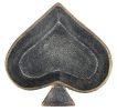 Cast Iron Ace of Spades Vanity Tray – Rustic Handmade Decorative Catchall