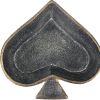 Cast Iron Ace of Spades Vanity Tray – Rustic Handmade Decorative Catchall