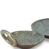 Cast Iron Tri‑Circle Vanity Tray with Handles – Rustic Handmade Decorative Catchall