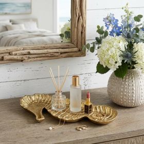 Cast Iron Seahorse Vanity Tray – Rustic Handmade Decorative Catchall