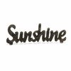 Black Cast Iron Hand Painted Sunshine Sculpture