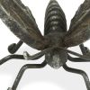 Black Cast Iron Butterfly Hand‑Painted Tabletop Sculpture