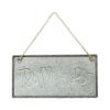 Gray and Brown “Our Nest” Galvanized Metal Wall Decor