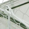 White Wire Basket & Clear Glass Jar – Square