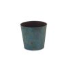 Blue Recycled Plastic Indoor/Outdoor Round Pot Planter
