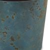 Blue Recycled Plastic Indoor/Outdoor Round Pot Planter