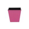 Hot Pink Recycled Plastic Indoor/Outdoor Square Pot Planter