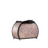 Brown and White Funky Leopard Pattern Novelty Table Lamp