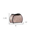 Brown and White Funky Leopard Pattern Novelty Table Lamp