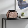 Brown and White Funky Leopard Pattern Novelty Table Lamp