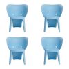 Set of Four Heavy Duty Plastic Juvenile Chairs – Blue