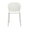 Set of Four Heavy Duty Plastic Juvenile Chairs – White