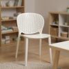 Set of Four Heavy Duty Plastic Juvenile Chairs – White