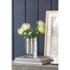 8" Clear Square Glass Table Vase – Modern Minimalist Accent