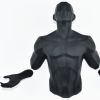 6" x 4" Black Resin Bursting Man Hanging Dimensional Sculpture