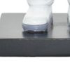 6" White Resin USA Astronaut Tabletop Sculpture – Modern Space Exploration Accent