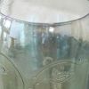 Light Green Glass Abstract Face Vases – Set of Two