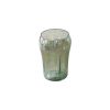 Light Green Glass Abstract Face Vases – Set of Two