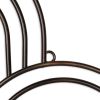 Bronze Metal Abstract Geometric Hanging Dimensional Sculpture – Modern Wall Art