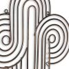 Bronze Metal Abstract Geometric Hanging Dimensional Sculpture – Modern Wall Art