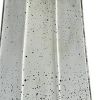 20" Antiqued Silver Glass Cylinder Table Vase – Weathered Statement Accent