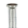 30" Antiqued Silver Floral Glass Bottle Vase – Etched Vintage Tabletop Accent