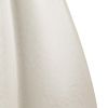 16" Off-White & Tan Color Block Ceramic Table Vase – Textured Geometric Accent