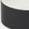 8" Black & White Ombre Ceramic Jug Vase – Modern Accent