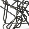 12" Black Metal Abstract Tabletop Sculpture