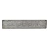 Gray Lake House Galvanized Metal Wall Decor – Rustic Text Accent