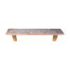 Gray Agate‑Pattern Boho Wall Accent Shelf