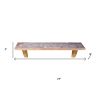 Gray Agate‑Pattern Boho Wall Accent Shelf