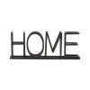 Black Metal “Home” Tabletop Sign – Modern Rustic Accent