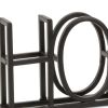 Black Metal “Home” Tabletop Sign – Modern Rustic Accent