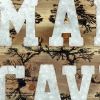 Brown & Gray Man Cave Wood & Metal Wall Decor – Rustic Text Accent