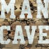 Brown & Gray Man Cave Wood & Metal Wall Decor – Rustic Text Accent