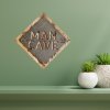 Gray & Natural Man Cave Metal & Wood Wall Decor – Rustic Text Accent