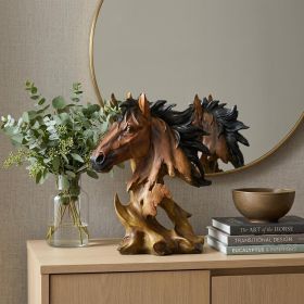 Antiqued Bronze Equine Spirit Tabletop Sculpture