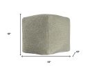 Sage Boucle Pouf Ottoman