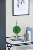 Faux Boxwood Topiary Sphere on Metal Spire – 17"