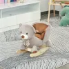 Rocking Horse with Music, Saddle & Soft Plush Body