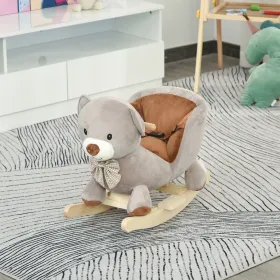 Rocking Horse with Music, Saddle & Soft Plush Body