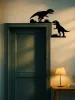 Vintage Industrial T-Rex Metal Wall Sign – Dinosaur Kids’ Room Accent