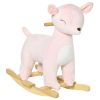 Deer Animal Rocking Horse Plush Toy, for Kids 36-72 Months with Realistic Sounds, Child Rocker