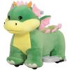 6V Battery‑Powered Ride‑On Triceratops Toy – Music, PU Wheels & Soft Padding